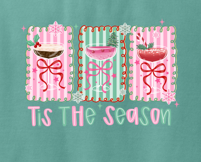 Tis The Season Comfort Color Sweatshirt (Adult Only)