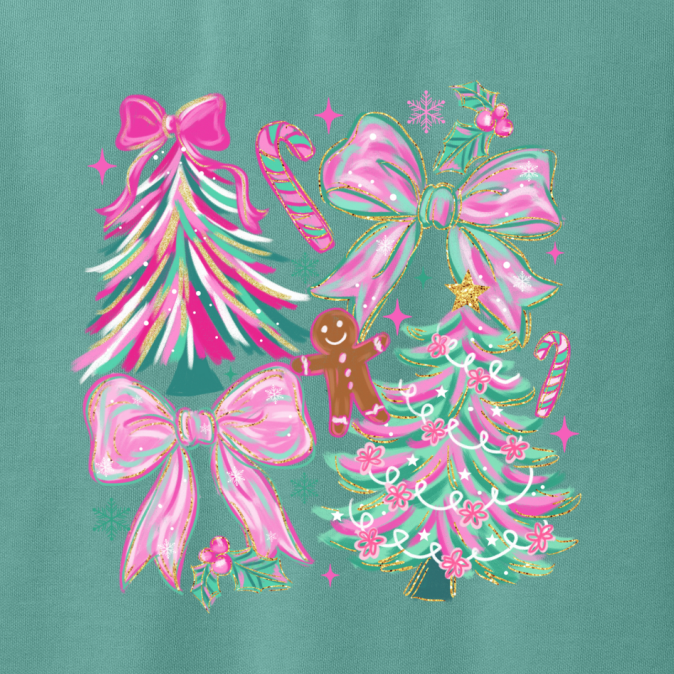 Christmas Tree Comfort Color Sweatshirt(Adult Only)
