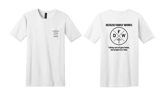 Defazio Family Works Logo Pocket T-Shirts