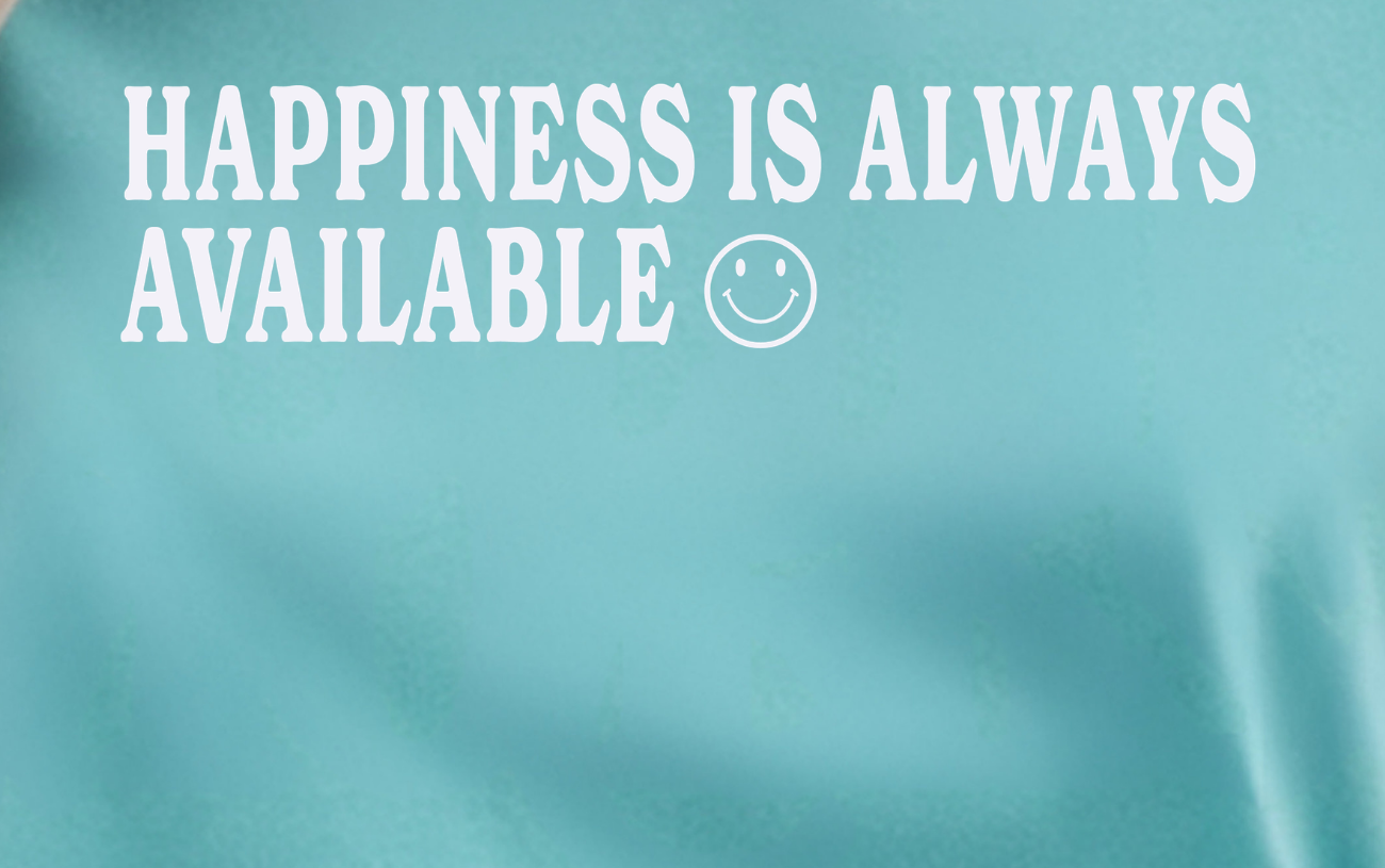 The Happiness Tee: Pure Serenity