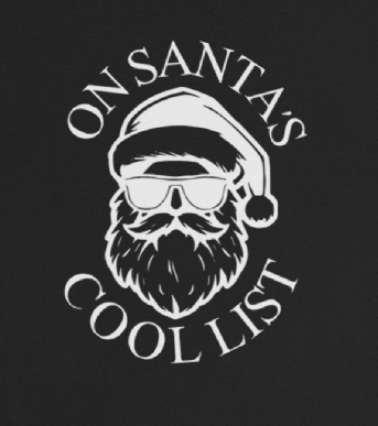 On Santa's Cool List Long Sleeve Tee **YOUTH ONLY**