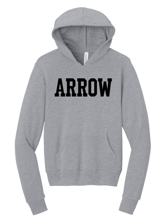 Arrow Hoodie - Youth (Bella + Canvas)