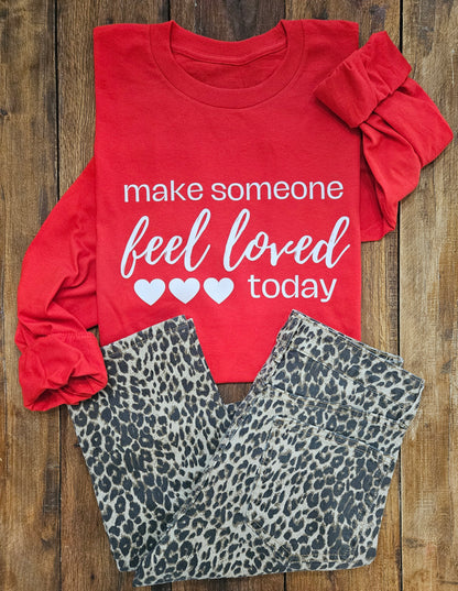 Feel Loved Long Sleeve Tee (Adult)