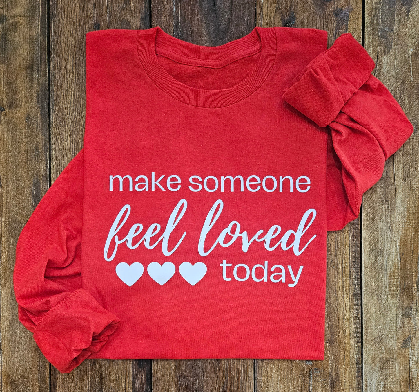 Feel Loved Long Sleeve Tee (Adult)