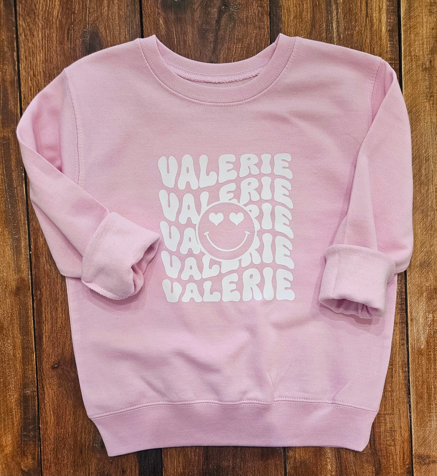 Personalized Smiley Sweatshirt (Toddler)