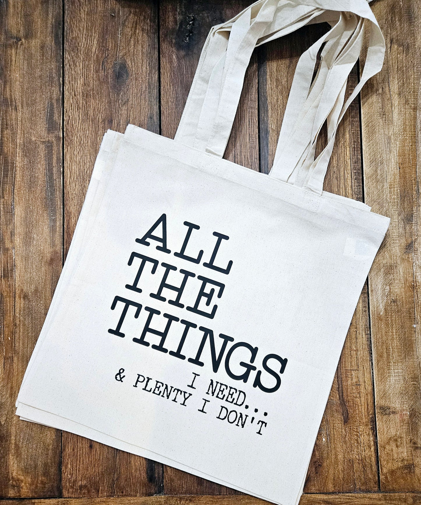 All Things I Need Tote Bag (Medium)