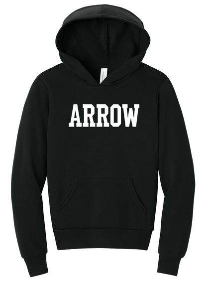 Arrow Hoodie - Youth (Bella + Canvas)