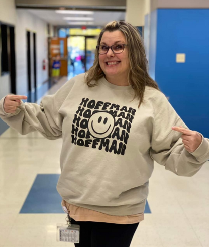 Personalized Smiley Sweatshirt (Adult)