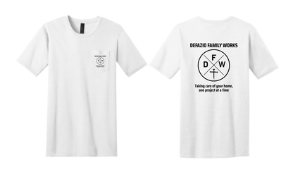 Defazio Family Works Logo Pocket T-Shirts