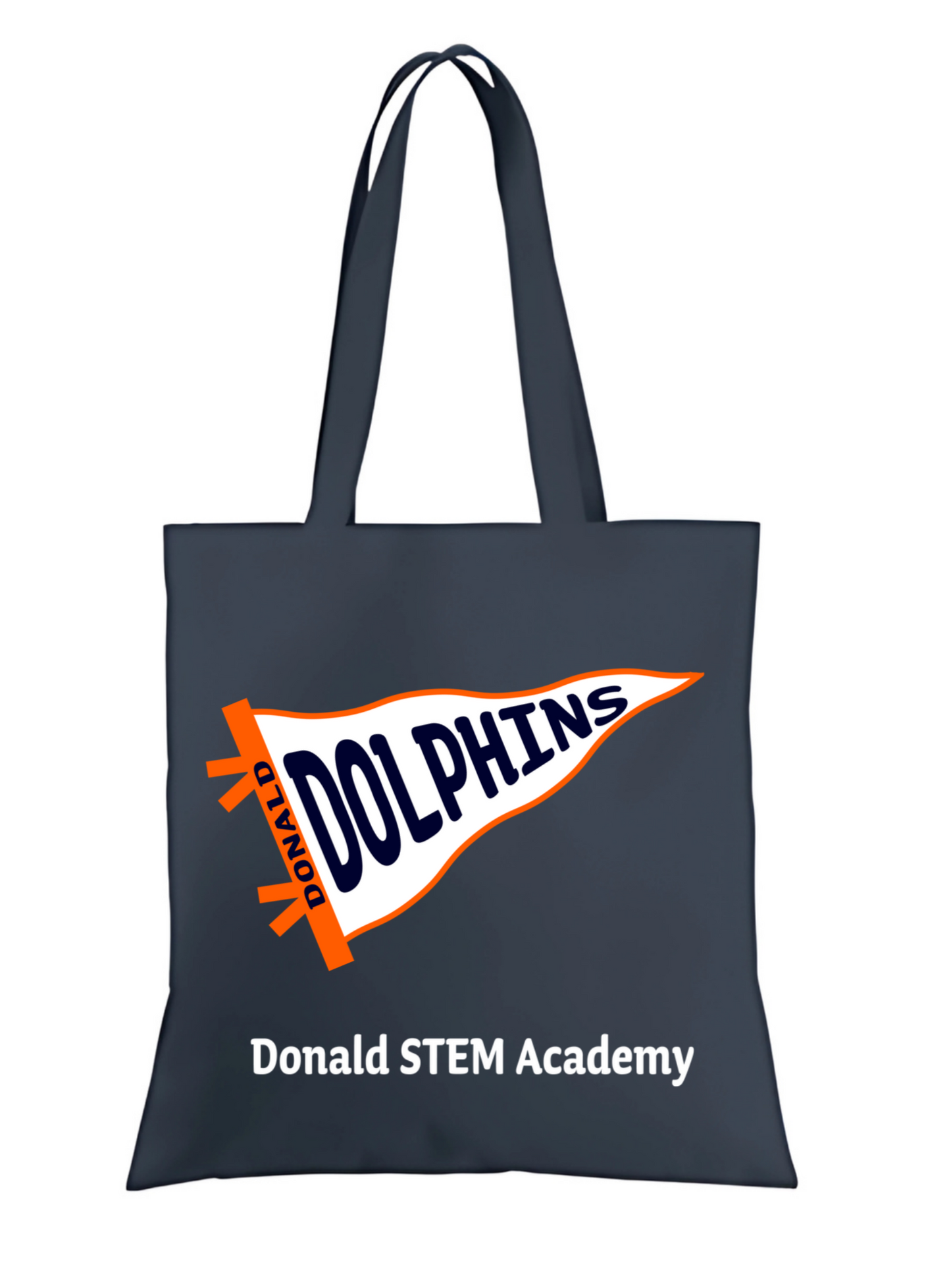 Dolphin Pennant Tote Bag