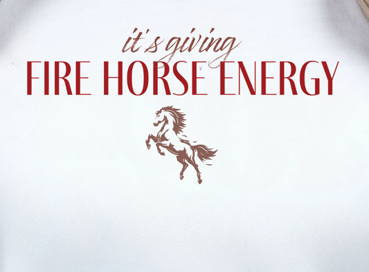 The Fire Horse Tee: Ignite Your Spirit