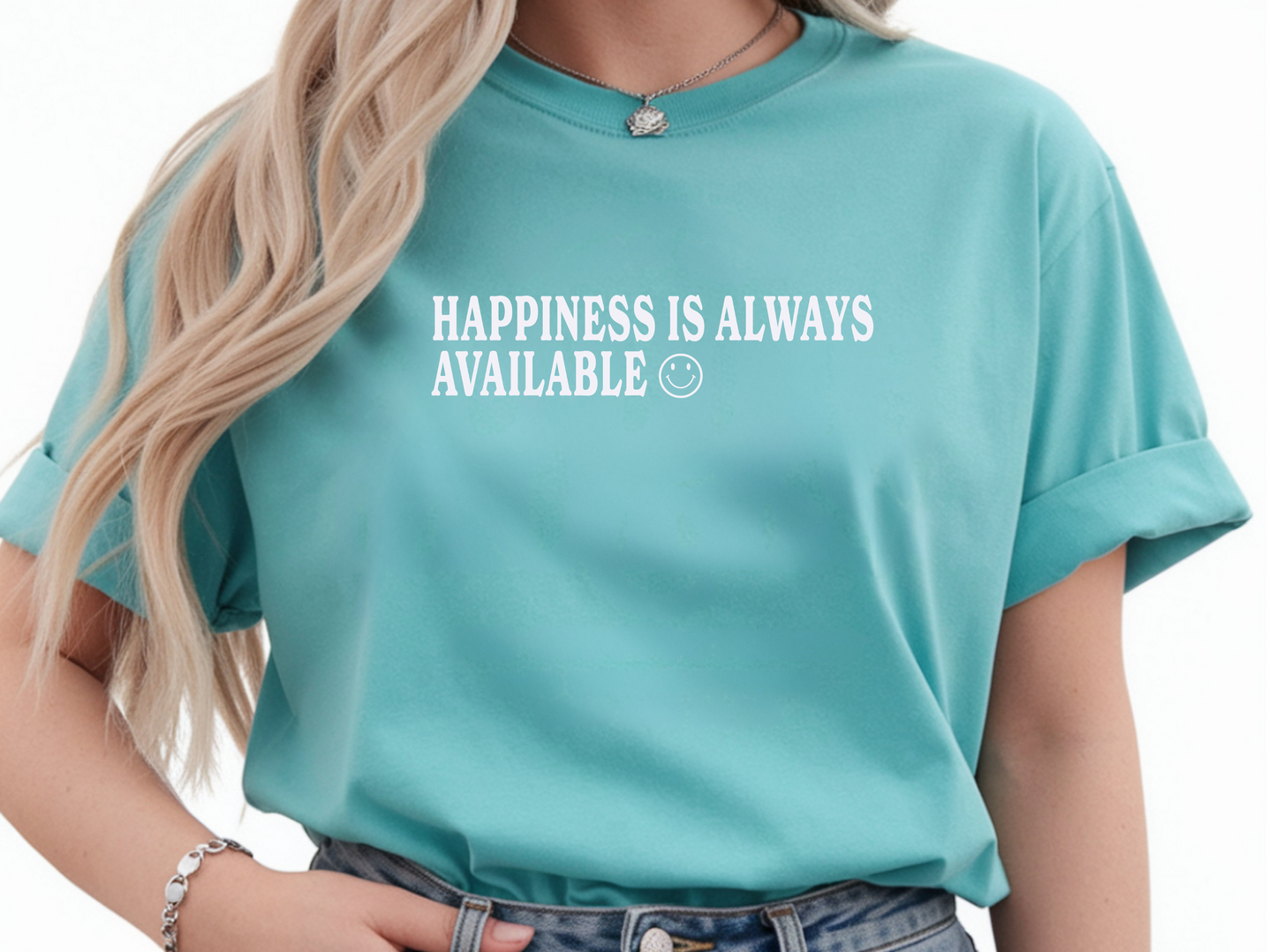 The Happiness Tee: Pure Serenity