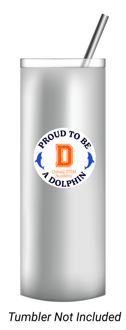 Proud To Be A Dolphin Sticker