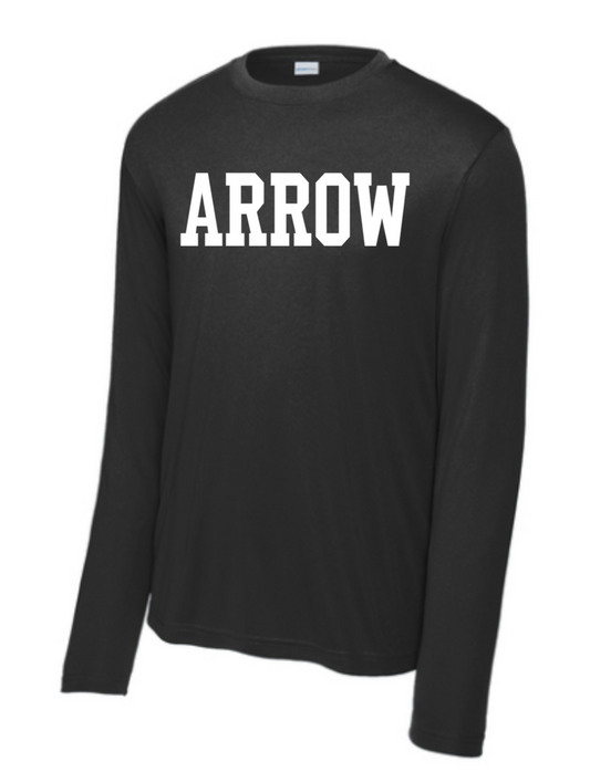 Arrow Long Sleeve ATHLETIC T-Shirt -Youth (Sport-Tek)