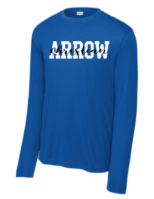 Arrow Christian Academy Long Sleeve Athletic T-Shirt - Youth (Sport-Tek)