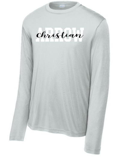 Arrow Christian Academy Long Sleeve Athletic T-Shirt - Adult (Sport-Tek)