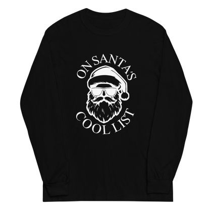 On Santa's Cool List Long Sleeve Tee