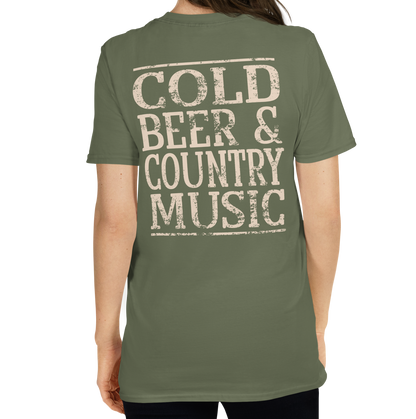 Cold Beer & Country Music Shirt