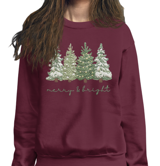 Merry & Bright Yarn-Inspired Sweatshirt