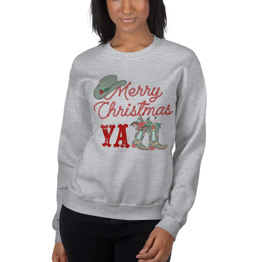 Merry Christmas Y'all Sweatshirt